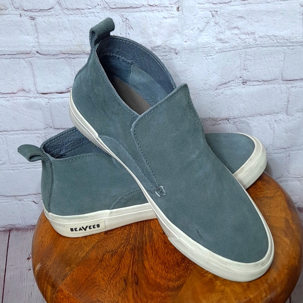 SeaVees Grey Board Huntington Middie Suede Boots